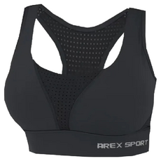 AREX SPORT FIT PLUS 加大尺碼BRA可調節吸排美背運動內衣, 黑色, 2L, 1件