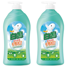 白鴿 貼心衣物手洗精, 有效去汙, 去除異味, 專為手洗貼身衣物設計, 1kg, 2瓶