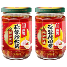義美 蒜蓉辣椒醬, 230g, 2罐