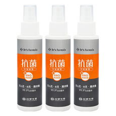 台塑生醫 Dr's Formula 抗菌防護噴霧瓶, 100g, 3瓶