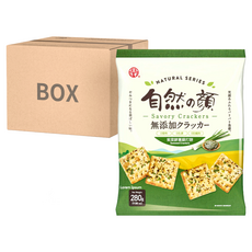 中祥 自然の顏 紫菜鮮蔥蘇打餅, 280g, 12袋