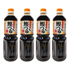 Yamaki 雅媽吉 甘口鰹魚露 1000ml，日式萬用鰹魚醬油，2倍濃縮，特製台灣配方, 1L, 4瓶