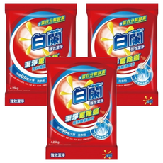 白蘭 強效除蹣過敏洗衣粉, 4.25kg, 3包