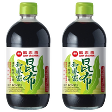 萬家香 昆布和風露, 清爽鮮美甘醇，日式和風醬，450毫升, 450ml, 2瓶