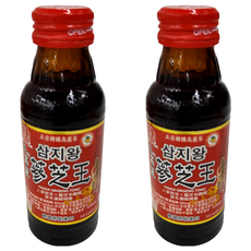 GINSENG 金蔘 6年根高麗蔘芝王禮盒 Set, 人蔘皂苷1420mg，多醣體148mg，韓國高麗蔘, 100ml, 2盒