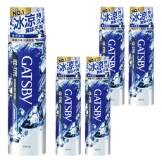 GATSBy 冰漩爽身噴霧 極地海洋, 216ml, 5瓶