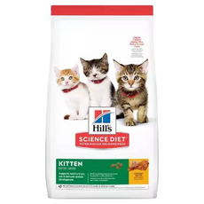 Hill's 希爾思 幼貓乾飼料，雞肉特調食譜，特製營養配方，建立最佳成長基礎，維持精實肌肉, 雞肉, 1.58kg, 1袋