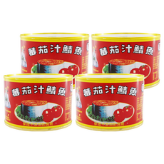 同榮 番茄汁鯖魚罐頭，固形量300公克, 425g, 4罐