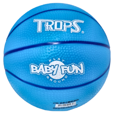 TROPS 特波士 無毒安全小籃球 6吋 藍色 兒童安全玩具, 4123, 1顆