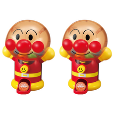 ANPANMAN 麵包超人 超級期待 轉轉扭蛋機，內附8顆不同顏色角色扭蛋，轉動微笑鈕扭蛋就會掉出, 2組