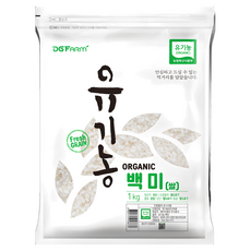 대구농산 2024년산 햅쌀 유기농 백미, 상등급, 1kg, 1개