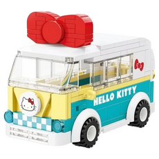 Qman 啟蒙積木 三麗鷗 Hello Kitty 迷你巴士, 1個