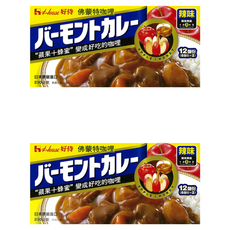 House 好侍 佛蒙特咖哩 辛辣口味, 加入蜂蜜與蘋果, 香滑濃郁, 口味獨特, 適合各種料理, 230g, 2盒