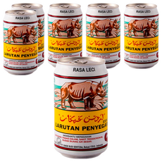 CAP KAKI TIGA Rasa Leci 飲料 荔枝風味, 320ml, 6罐