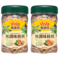 ViVa 萬歲牌 無調味核桃 290公克, 特選加州核桃, 富含Omega 3, 290g, 2罐