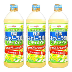 NISSIN 日清 OilliO 油菜籽油，987毫升，日本原裝進口, 900g, 3瓶