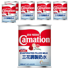 Carnation 三花調製奶水，適用於牛奶鍋、飲料、烘焙、食物料理, 405g, 6罐