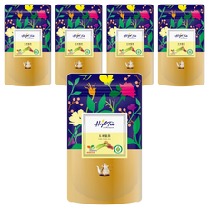 High Tea 伂橙 玉米鬚茶, 台灣在地高品質紅鬚玉米筍, 無咖啡因, PLA立體環保茶包, 2g, 12包, 5袋