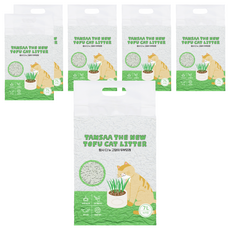 Tamsaa 新版豆腐貓砂 Set 6包, 綠茶香氣, 7L, 綠茶香
