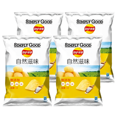 Lay's 樂事 洋芋片 海鹽味 全素, 49g, 4包