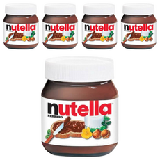 Nutella 能多益 榛果可可醬，750公克, 750g, 5罐