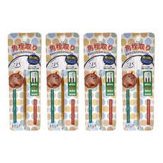 BELLE MADAME 貝麗瑪丹 刻花雙頭粉刺棒 Set, 不鏽鋼材質, 4支
