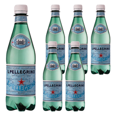 SANPELLEGRINO 聖沛黎洛 天然氣泡礦泉水, 500ml, 6瓶