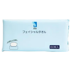 ITO 日本伊藤 抽取式洗臉巾 60枚入, 1包