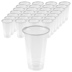 Tamsaa 透明PET冷飲杯，410ml/470ml 100入組, 100個