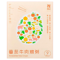 裸廚房 蕃茄牛肉燉粥 Set 2入, 適合9個月以上寶寶, 嚴選食材, 無人工添加物, 320g, 1盒, 蕃茄牛肉