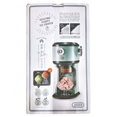 TOFFY Classic 復古風電動刨冰機, 電動剉冰機, 輕鬆製作美味綿密雪花冰, 可調式刀片, K-IS12-PA