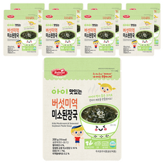 Bebest 即食料理包 蘑菇海帶大醬湯口味, 200g, 9包