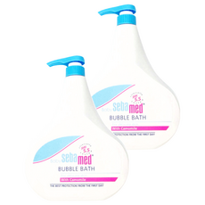 Baby sebamed 施巴嬰兒泡泡浴露1L 2入組 (含洋甘菊, 溫和清潔配方, pH5.5), 1L, 2瓶