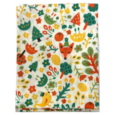 COTTONVILL The Blossom 20支棉質布料, 110*90cm 你好森林朋友躲貓貓款, 1個