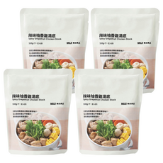 MUJI 無印良品 辣味柚香雞湯底, 350g, 4包