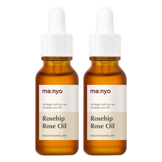 Ma-Nyo 魔女工廠 玫瑰果油 冷榨萃取 99%玫瑰果精油 含5種維他命, 20ml, 2瓶