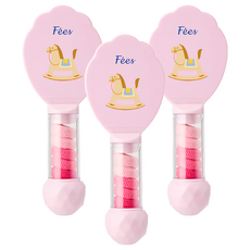 Fees BEBE 髮梳, 小公主鑽石, 3個