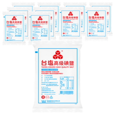 TAIYEN 台塩生技 高級碘鹽，使用濃縮海水，不添加亞鐵氰化物抗結塊劑, 1kg, 11包