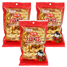 惠香 純素 麻花, 鹹香酥脆, 少油少糖, 110g, 3包