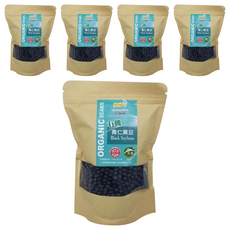 茂喜食品 有機青仁黑豆, 400公克, 台灣產, 400g, 5包