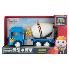 風車圖書 FOOD超人 城市聲光慣性水泥車, 1個