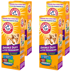 ARM&HAMMER 強效貓砂專用除臭粉 850g, 有效強力除臭 適用於各種類貓砂, 4盒