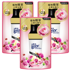 Lenor 蘭諾 衣物芳香豆 甜花石榴香 補充包, 3包, 440ml