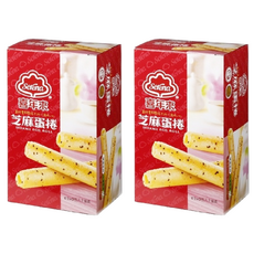 喜年來 芝麻蛋捲，酥脆可口，濃郁蛋奶香, 192g, 2盒