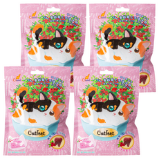 Catfeet 呼嚕愛乾淨 蔓越莓化毛潔牙餅 鮪魚口味, 鮪魚, 60g, 4包
