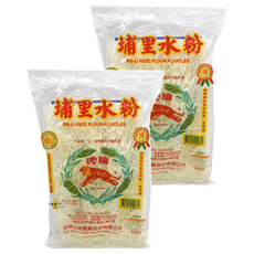 虎牌埔里水粉 中粗 400g 2包入組, 2包