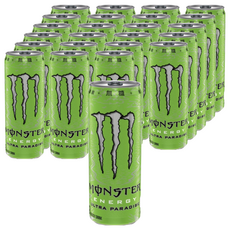 MONSTER ENERGY 魔爪 超越仙境碳酸能量飲料 355ml*24入, 無糖低熱量, 維生素B群, 24罐