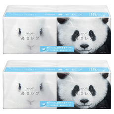 nepia 王子 鼻貴族袖珍包面紙, 三重成分配方, 高吸水性, 強韌密實, 療癒包裝設計, 16包, 2袋