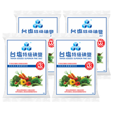 TAIYEN 台塩生技 特級碘鹽, 添加海水濃縮礦物質液，保留食材原味，提升料理風味, 1kg, 4包