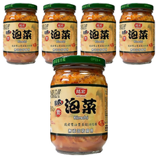 龍宏 韓式泡菜，無添加防腐劑，全素, 380g, 5罐